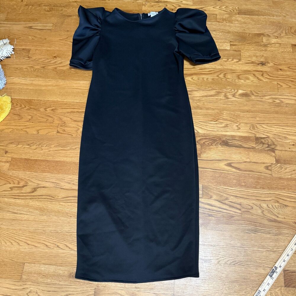 The Curve by Judani 2X Black Midi Dress‎ - Picture 2 of 4